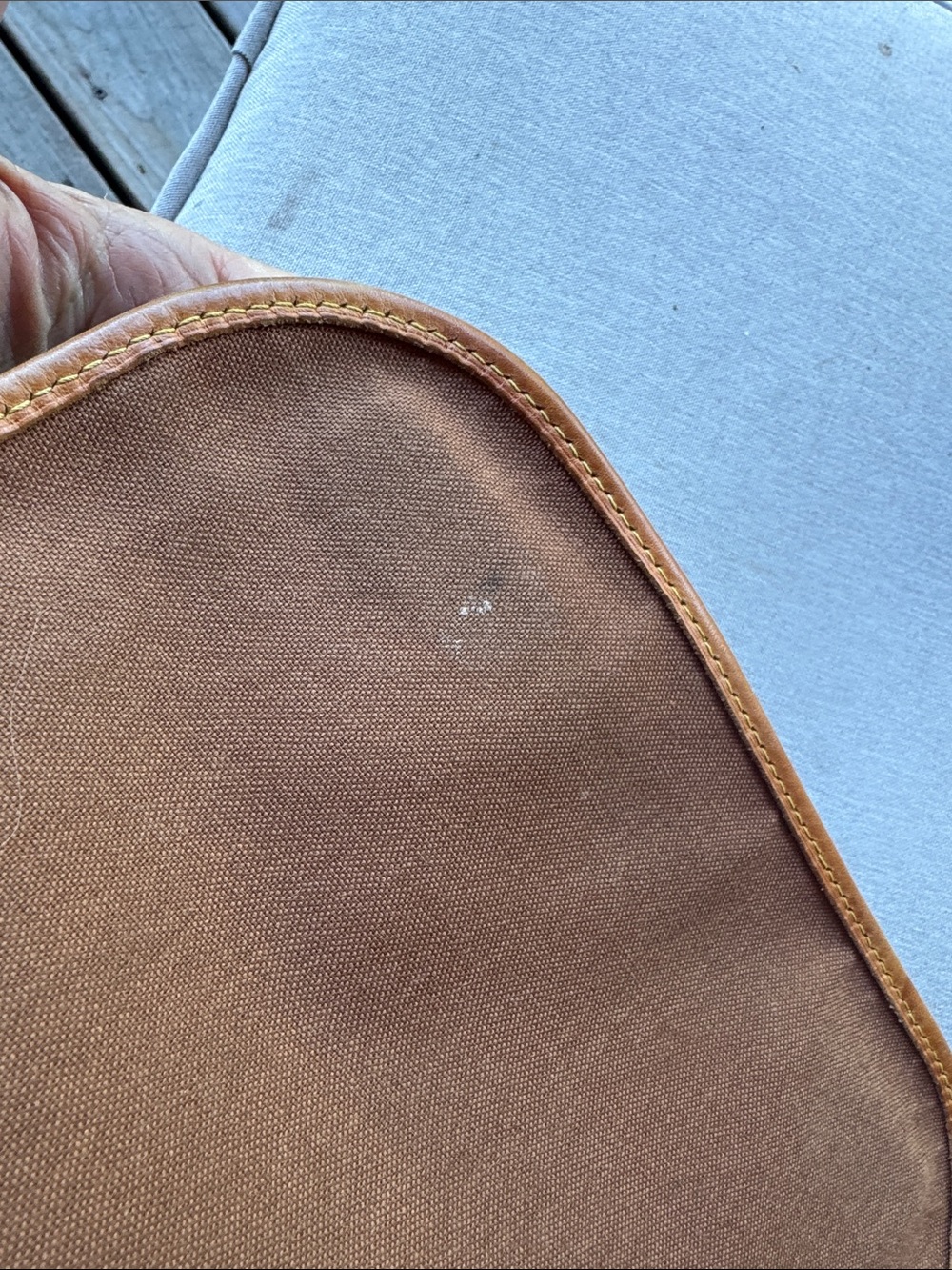 Louis Vuitton Brown Monogram Crossbody Messenger Bag - Picture 11 of 12